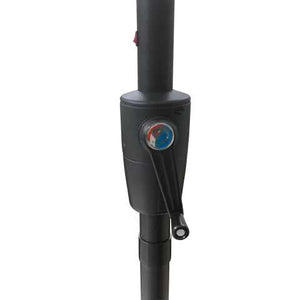 Ombrellone da Giardino Ø3xh2,4 m in Alluminio Benjamin Crema