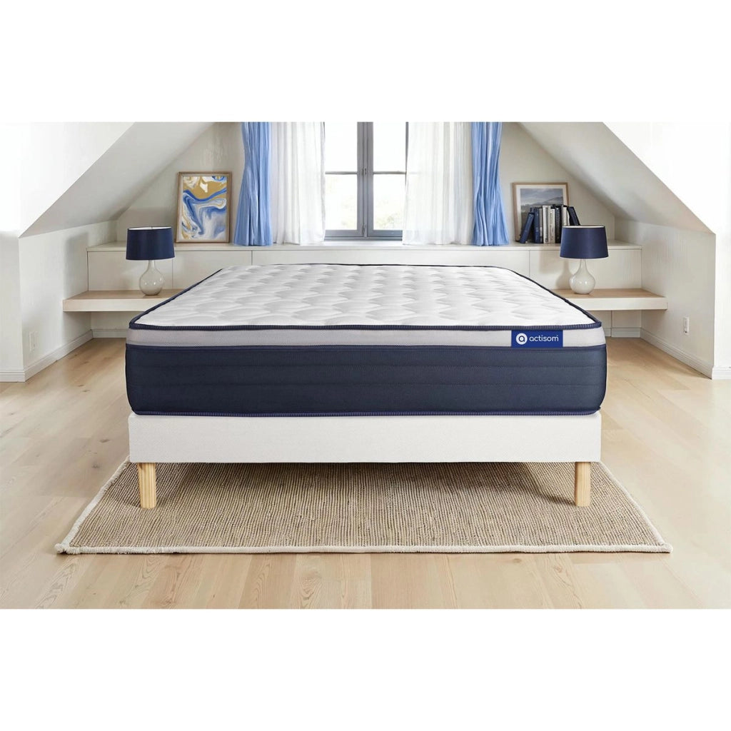 Kit rete e materasso matrimoniale Actilatex max 160x190cm - Spessore : 26cm - Lattice e memory foam - rigido