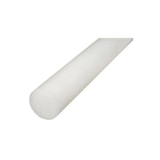 Barra di poliammide, poliossimetilene-poliacetale POM bianca 1000x50mm 2.88 Kg.