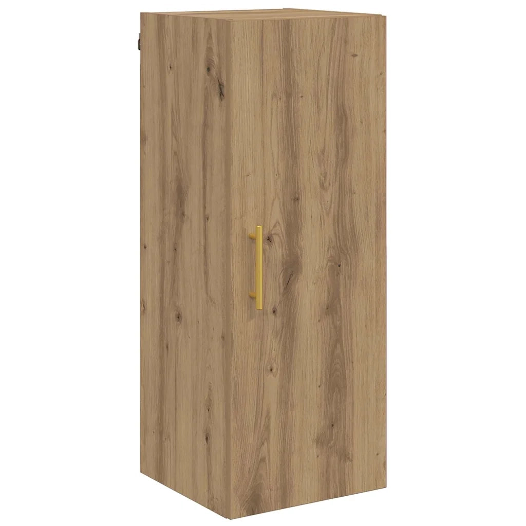 Credenza 2 pcs Rovere artigianale Legno multistrato 3415892
