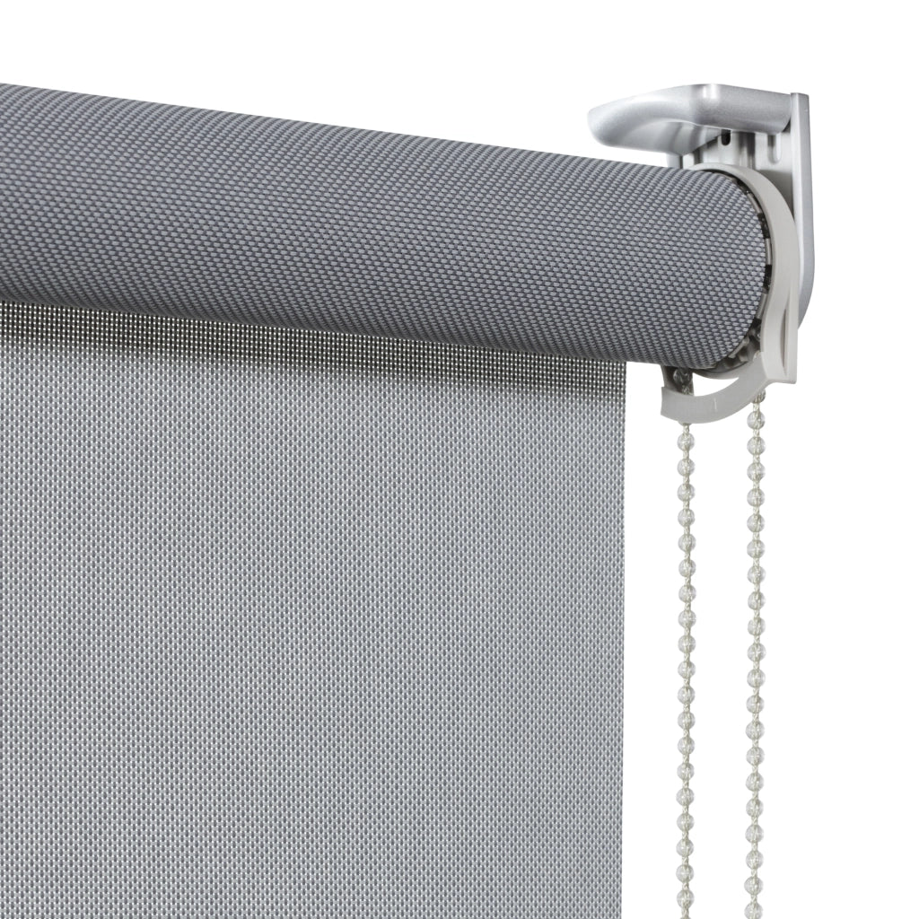 VIEWTEX Tenda a rullo Screen  10% Grado di apertura grigio perla 75 x 190 cm - Made in Europe - 5 anni di garanzia