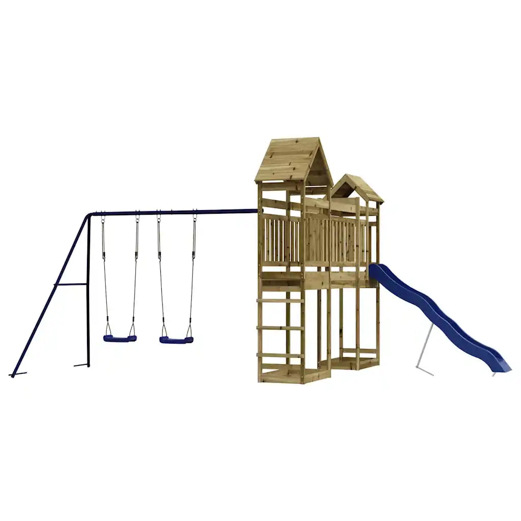 Set da Gioco da Esterno in Legno di Pino Impregnato 3156969