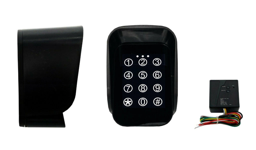 TASTIERA NUMERICA SELETTORE CHIAVE CONTROLLO ACCESSI VIA RADIO BATTERIA PARETE