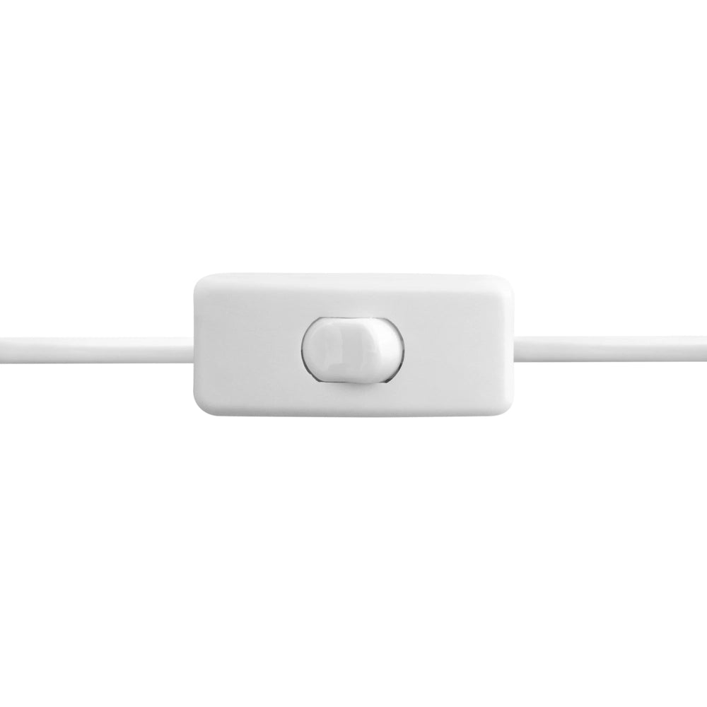 Lampada da tavolo bianca con base in ferro 30 cm a una luce design moderno accessori per il soggiorno