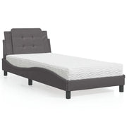 Giroletto senza Materasso Zadar Grigio 100x200 cm in Similpelle