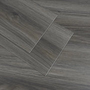 Tegole autoadesive con effetto legno - Lastre in vinile grigio-bruno (90 cm x 15 cm) - 10 pezzi - Ideali per bagno e cucina