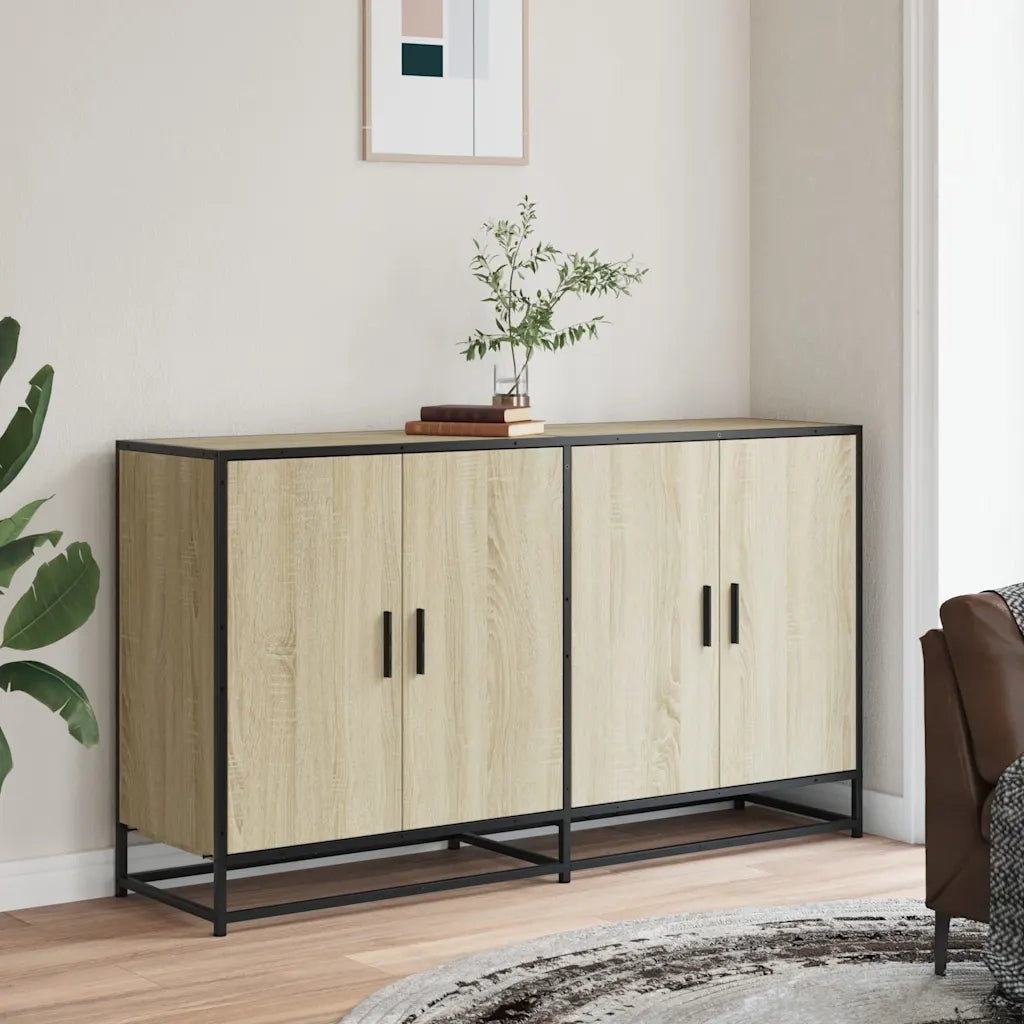 Credenza Rovere Sonoma 134x35x76 cm in Truciolato 3300816