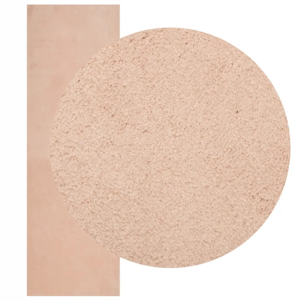Tappeto del soggiorno | Tappeto a Pelo Corto HUARTE Morbido e Lavabile Rosato 80x250 cm