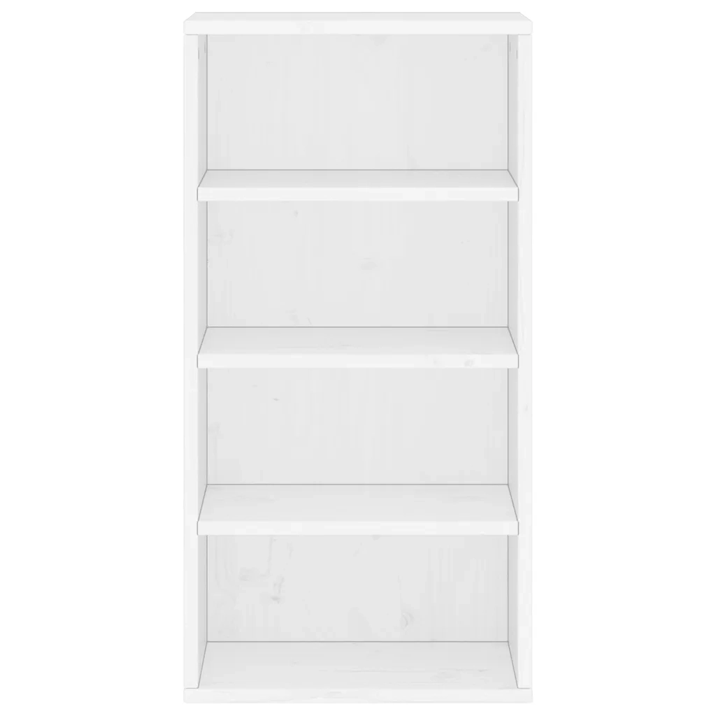 vidaXL Armadietto Laterale ODDA Bianco 40x24x79 cm Legno Massello Pino