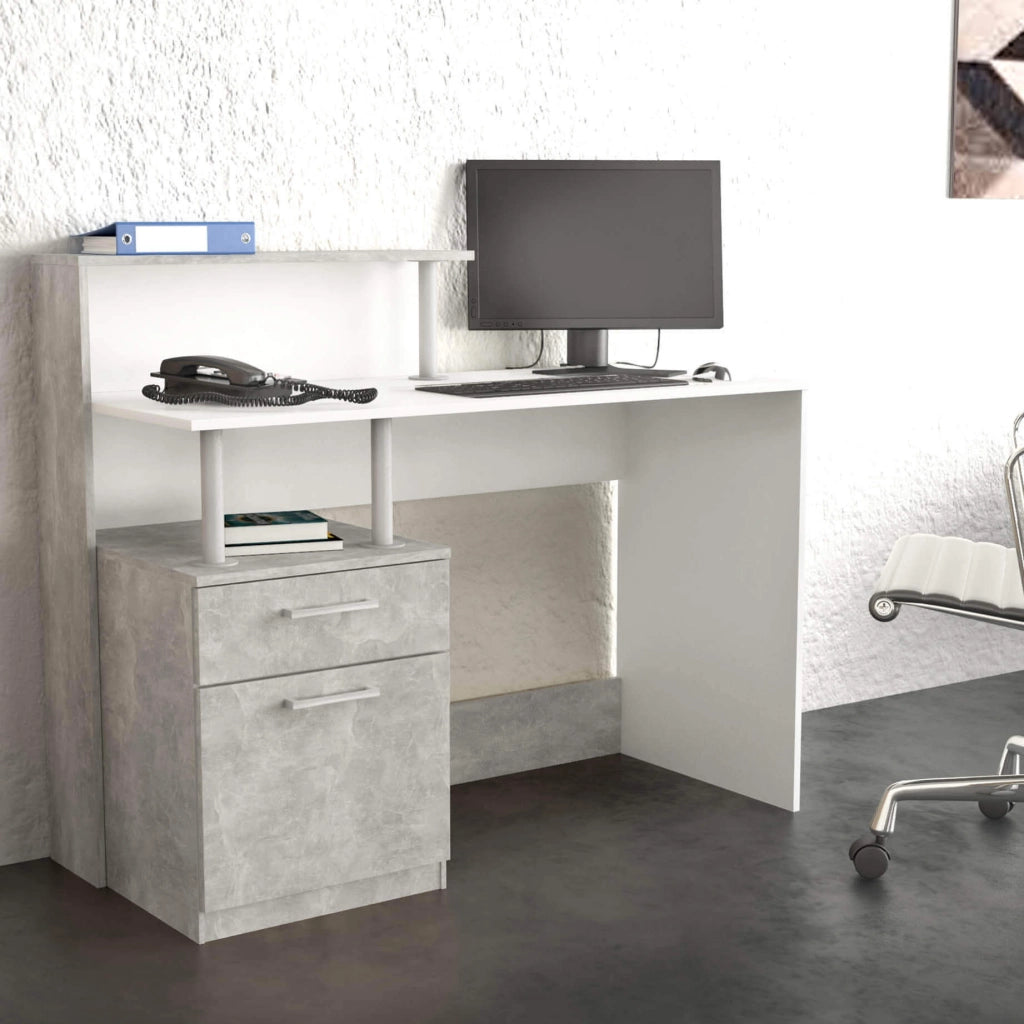 Scrivania Moderna di Design cm 121 5x52x95 - GIB