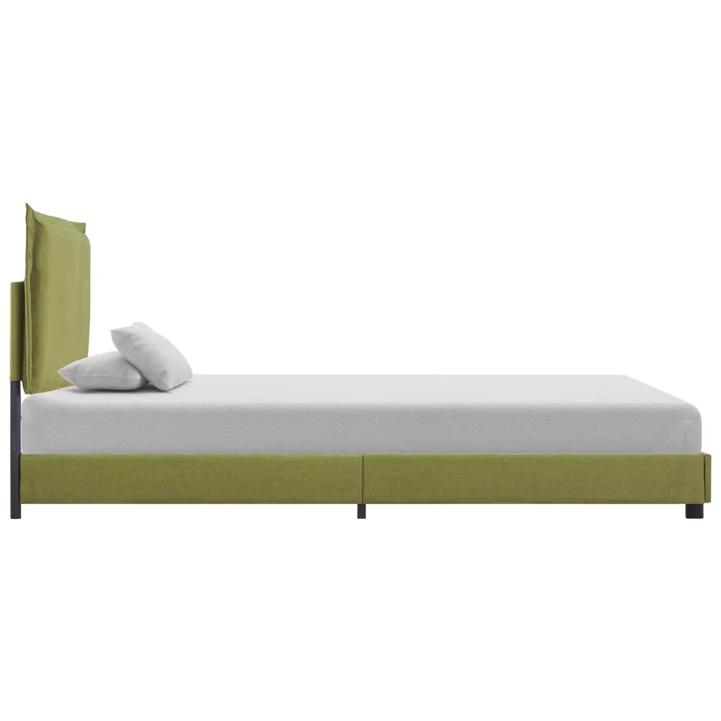 Giroletto senza Materasso Verde in Tessuto 90x200 cm 280996