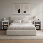 Comodini 2 pz Sonoma grigio 40 x 30 x 60 cm 8011006