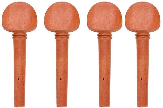 Stemsleutels 4 Stuks per Viool - Jujubehout - Componenti per Archetti - Sostenibilità - Design Elegante - Alta Affidabilità - Componenti per Violino