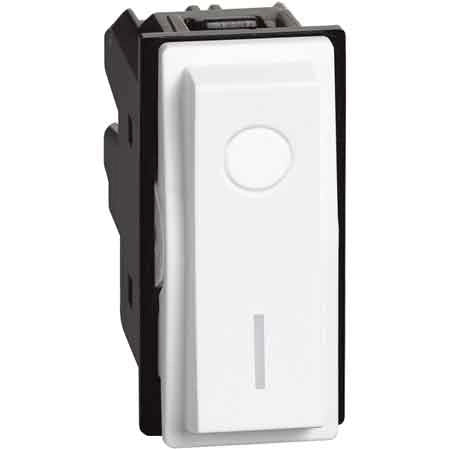 INTERRUTTORE BIPOLARE ILLUMINABILE 'LIVING NOW' BTICINO 16Ax 250V - BTICINO