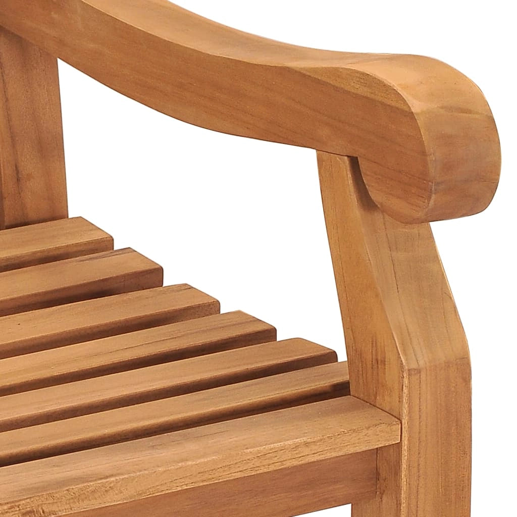 Panca da giardino mobili da esterno per patio terrazza 228 x 69 x 92 cm legno massello di teak 02_0011304