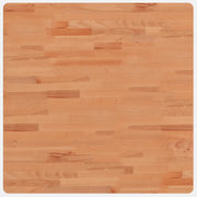 Piano per Tavolo | Superficie Tavolo | Piano Scrivania 70x70x1,5 cm Quadrato Legno Massello di Faggio