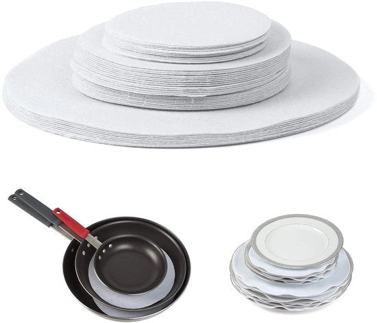 Set di piatti divisi, distributore morbido, contenitore di piatti, piatti da tavola spessi, distributore, piatti da tavola, protezione servizio, 24 pezzi, bianco