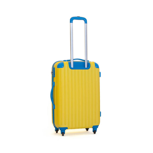 Trolley Valigia Media Rigida in ABS 4 Ruote TSA Ravizzoni Luna Giallo