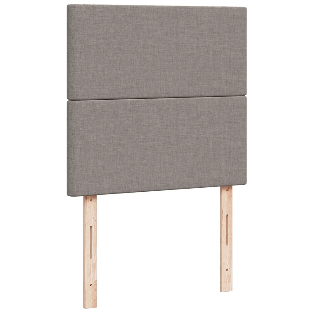 Giroletto a Molle con Materasso Tortora 90x190 cm in Tessuto 3294208
