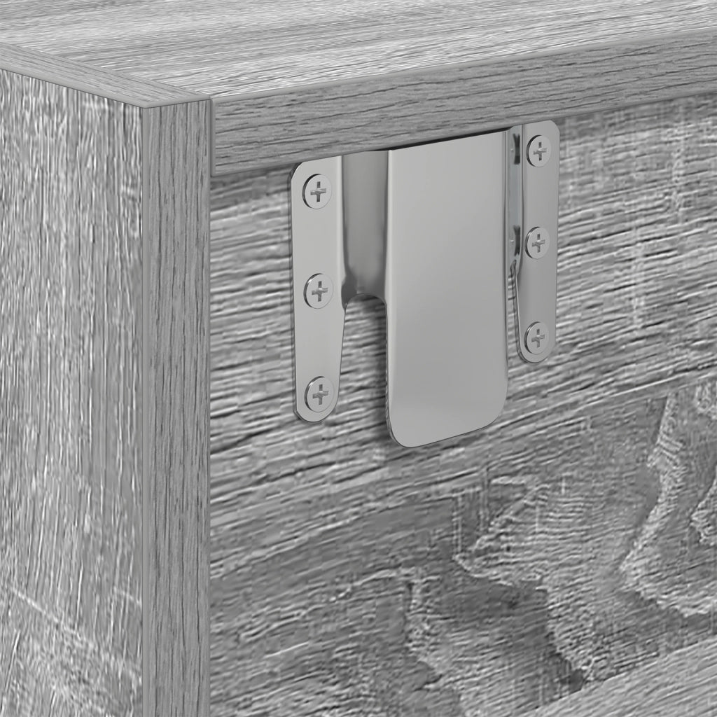 Mobile TV  Grigio Sonoma 100x31x25,5 cm Legno ingegnerizzato