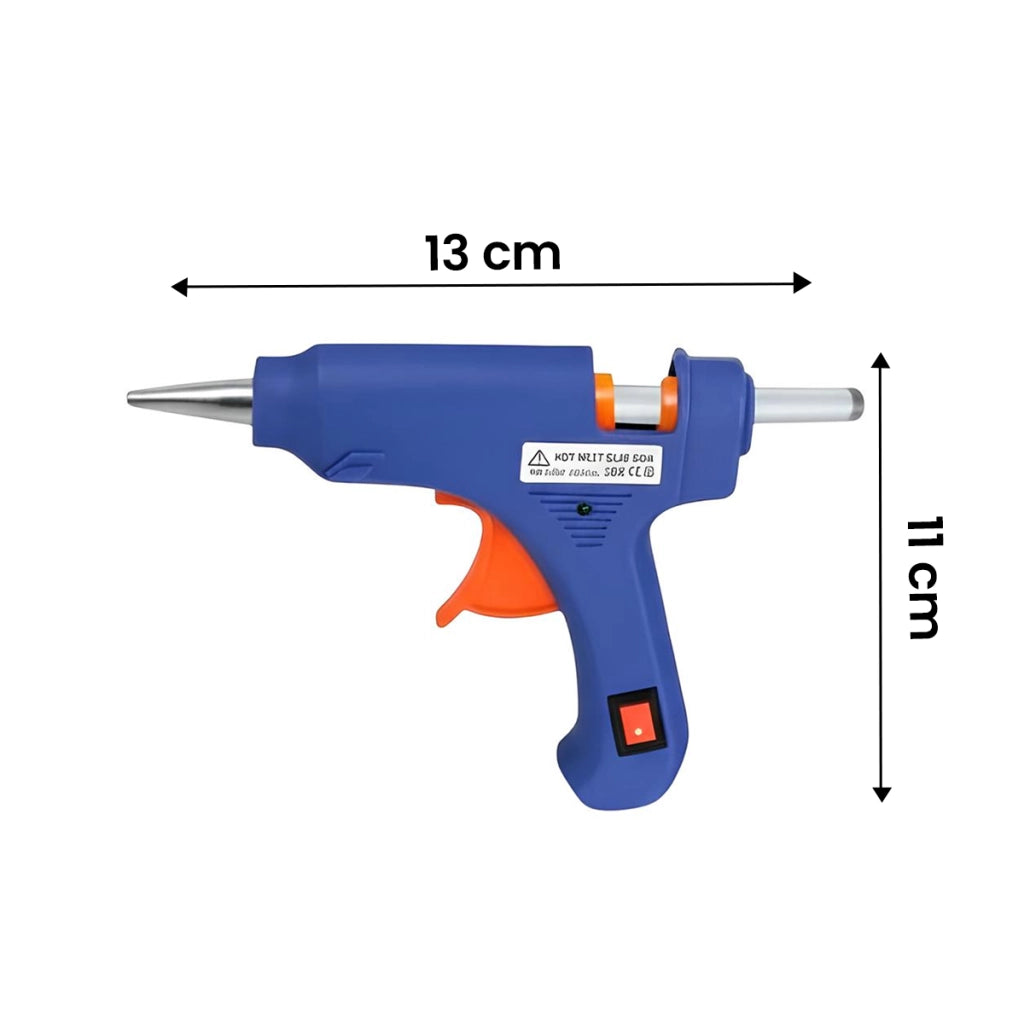 Pistola per colla a caldo da 20W a prova di perdite con riscaldamento rapido PTC per fai da te Blu Avizar