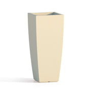 Vaso Agave In Resina Quadrato Avorio H90 40x40Cm