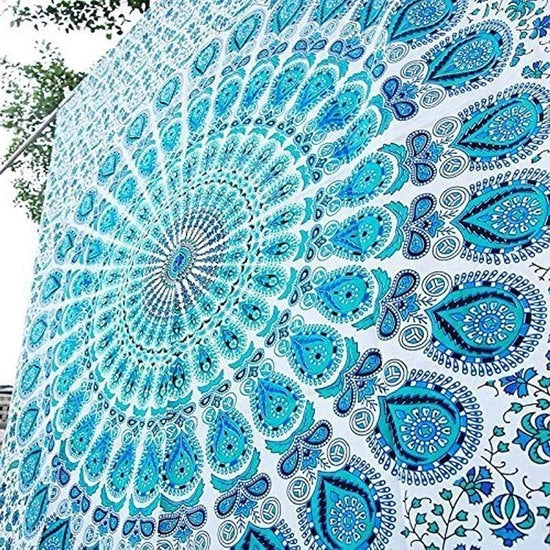 Tappeto da Parete Mandala - Grande Dimensione, Stile Bohemien