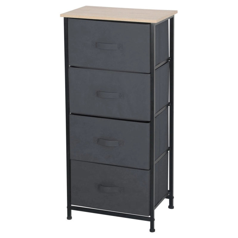 Cassettiera 4 Cassetti Colmar Dimensione 45x30x94cm