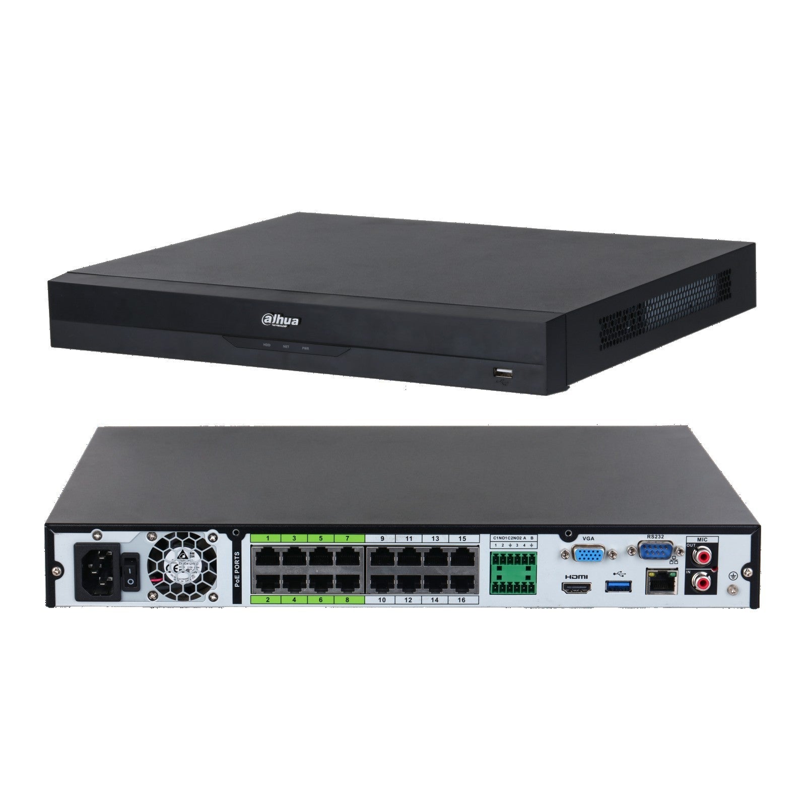 Dahua Nvr Pro 16Ch PoE WizSense NVR5216-16P-EI