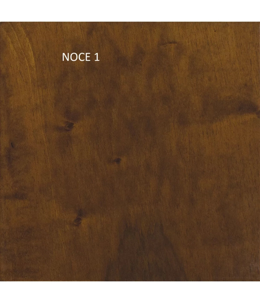 Sedia in legno di noce tinta noce seduta imbottita - Mobili 2G