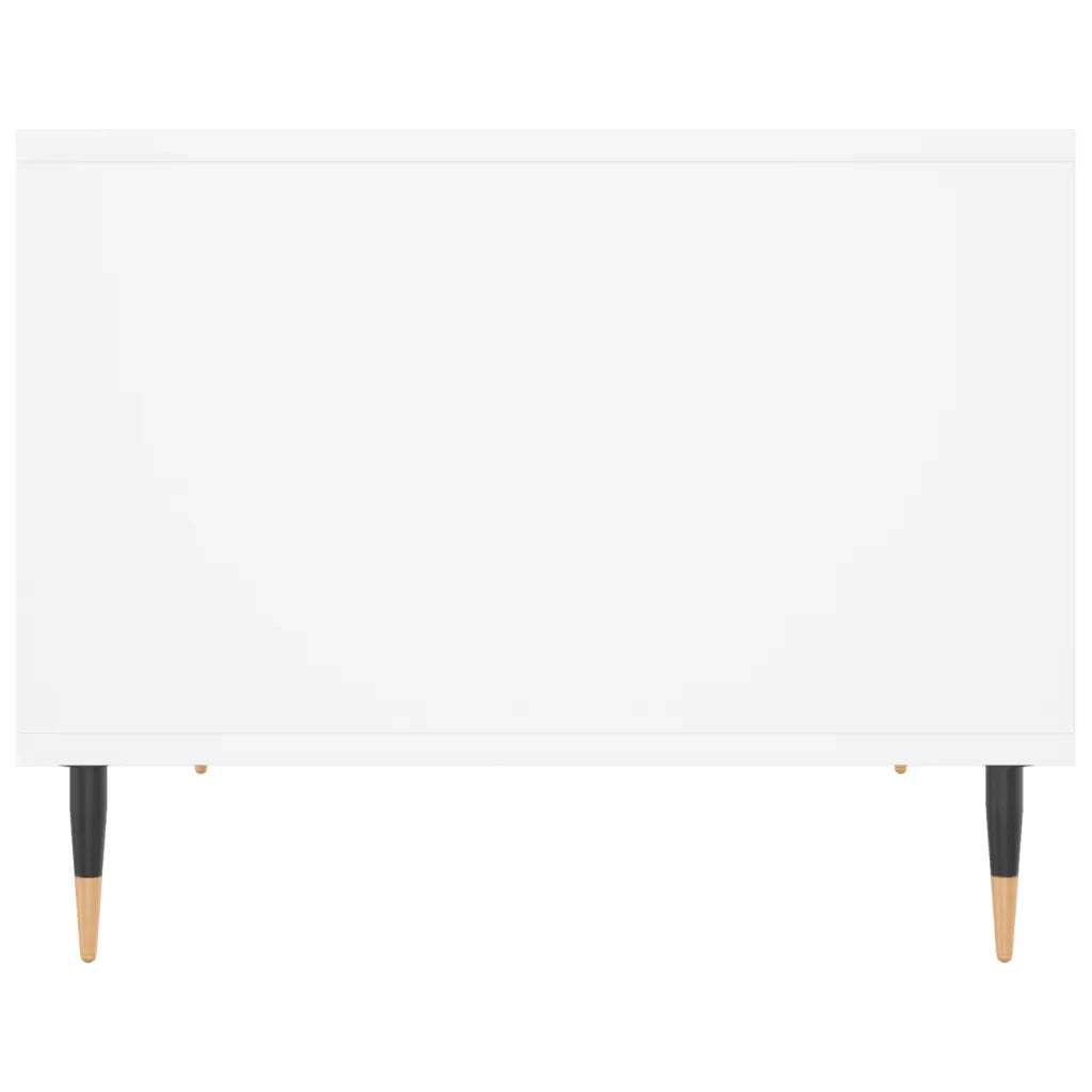 Tavolino da Salotto-Tavolino da soggiorno-Tavolo Bianco 60x50x40 cm in Legno Multistrato 888260