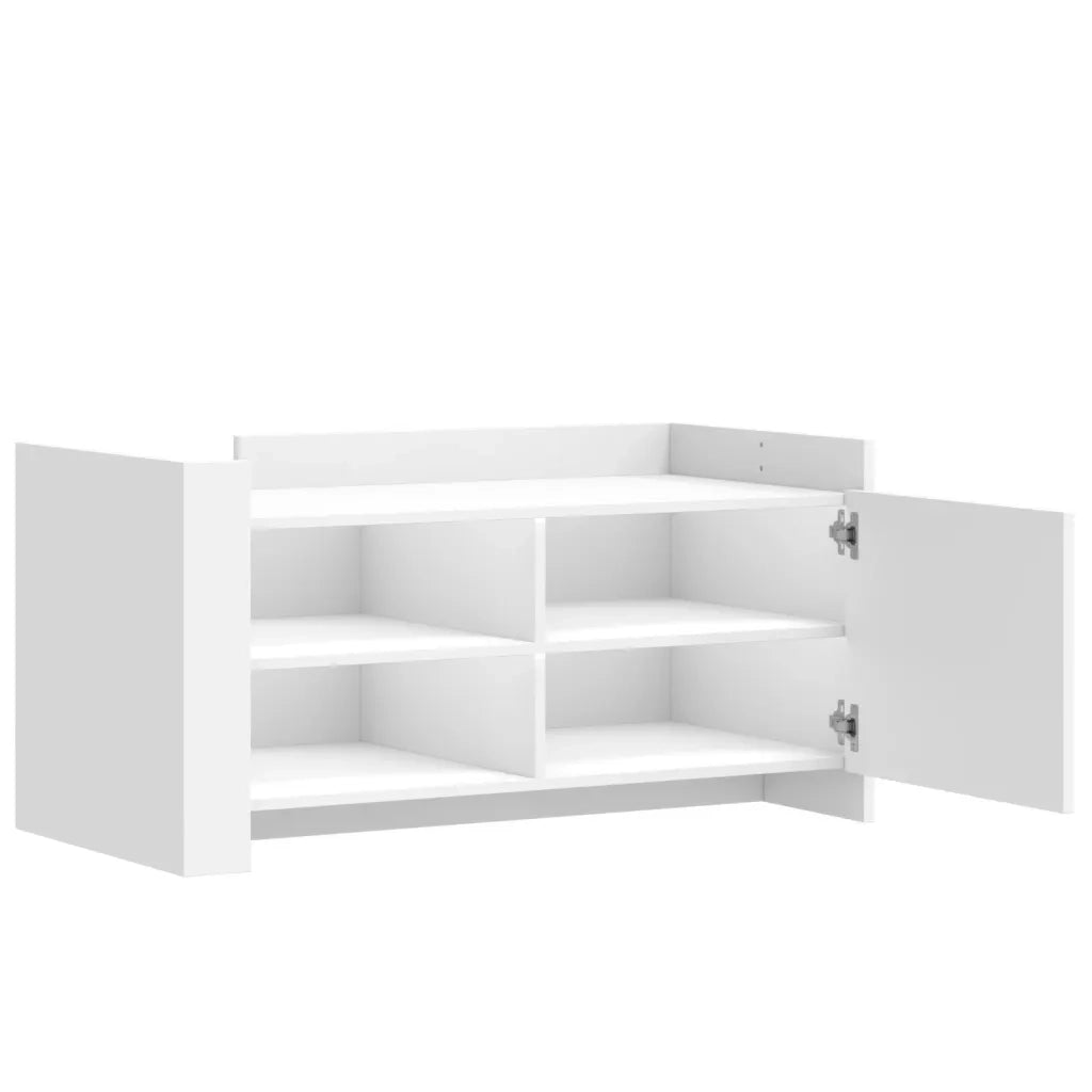vidaXL Tavolino da Salotto Bianco 100x50x50 cm in Legno Multistrato