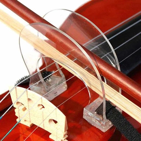 Regolatore di pennello adattabile - Sostegno per violino per 1/8-1/4 e 1/2-4/4 - Plastica duratura - Portatile - Facile da montare - Per principianti - Accessorio per violino