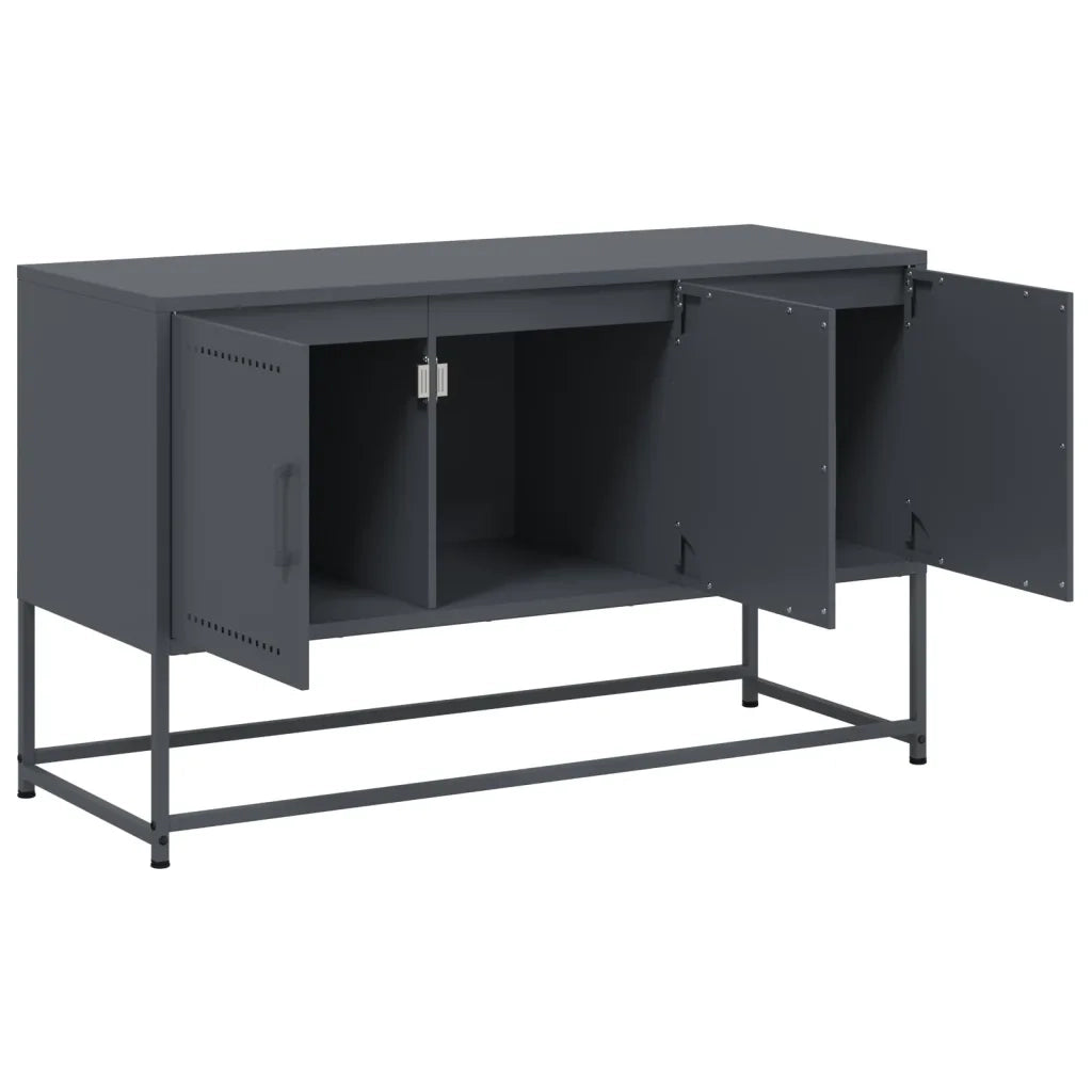 Mobile TV Antracite 100,5x39x60,5 cm in Acciaio 846478