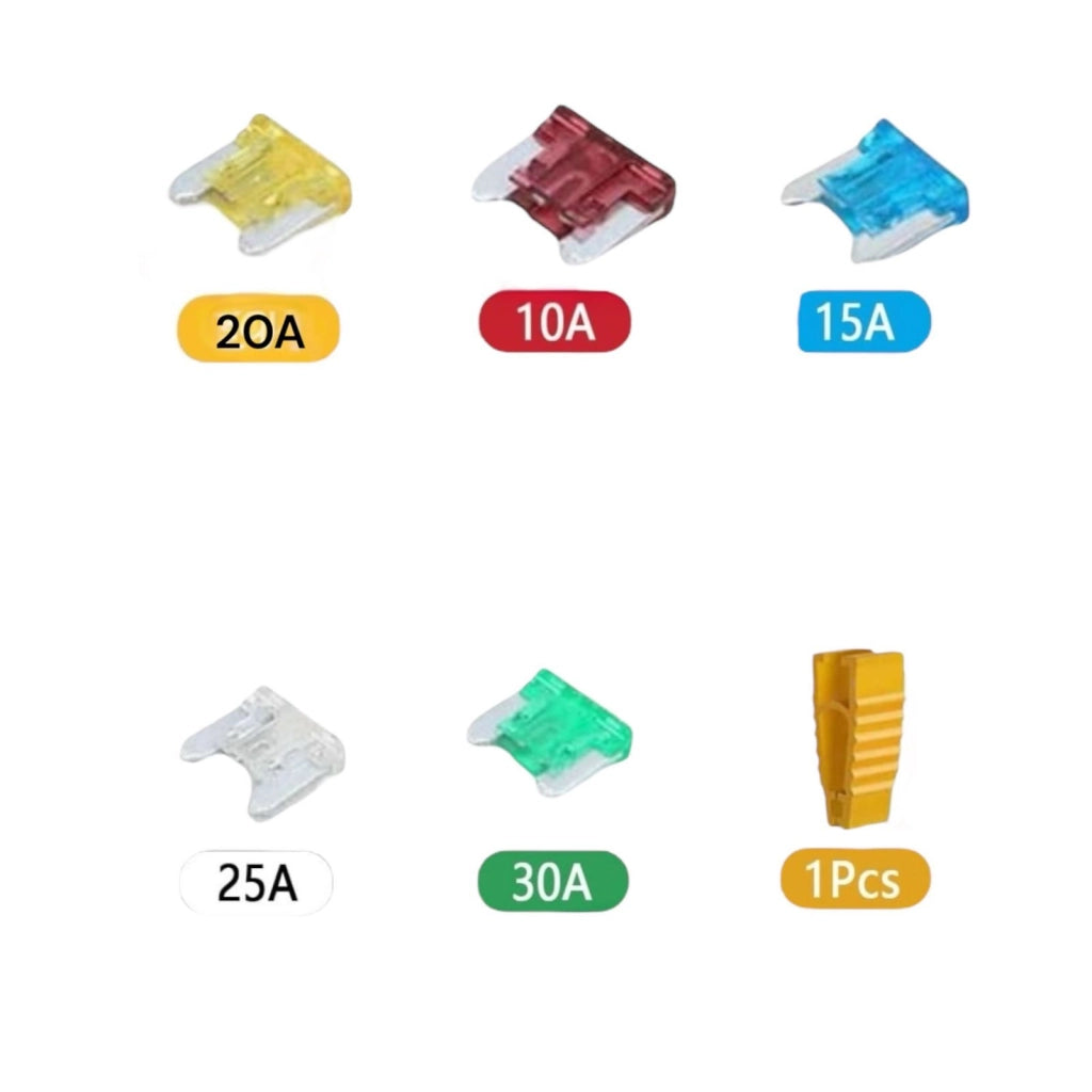 Set 100pz Fusibili Auto 10A 15A 20A 25A 30A Kit Fusibili Standard per Auto, Moto, Camion, Camper, Caravan