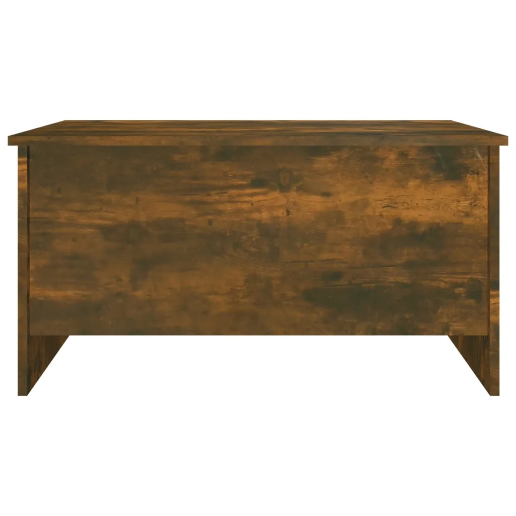 Tavolino Salotto Rovere Fumo 80x55,5x41,5 cm Legno Multistrato 819269