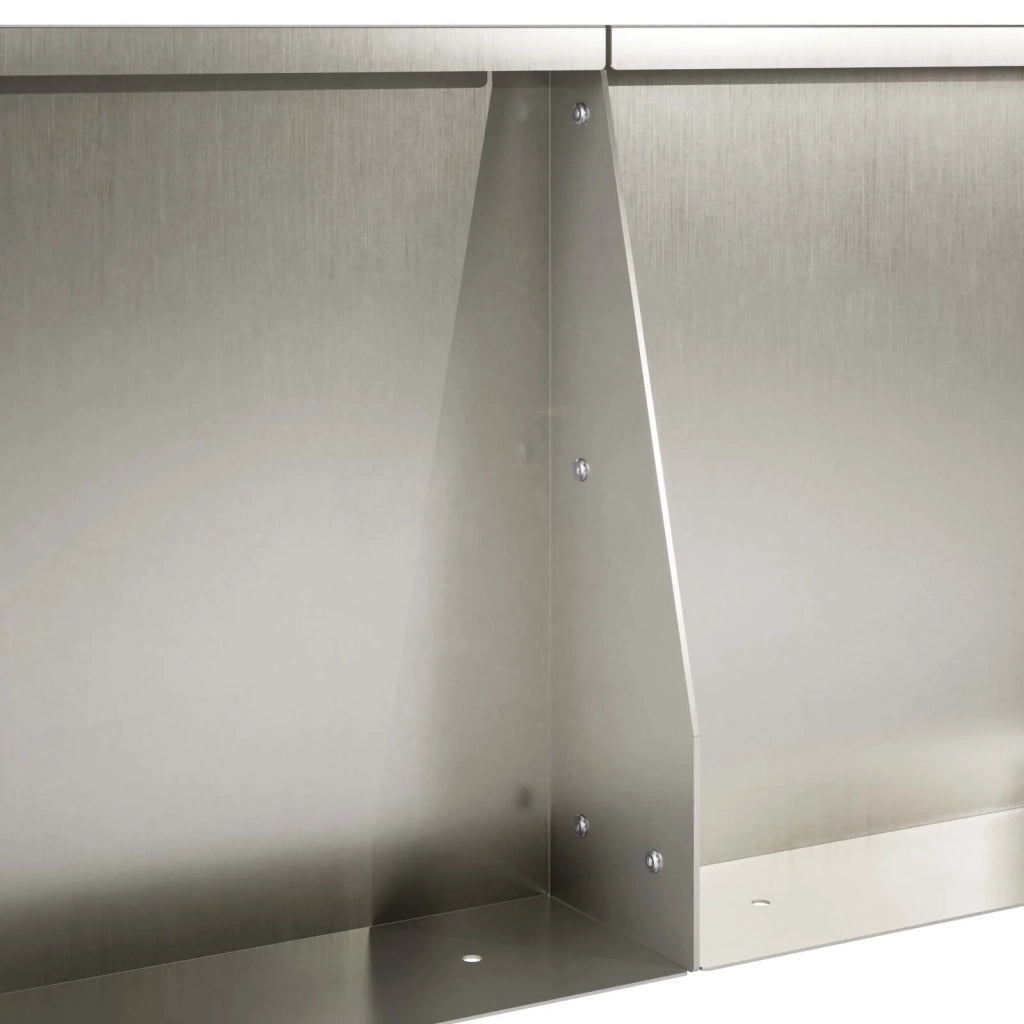Muro di contenimento 4 pz 40 x 12 x 30 cm Acciaio Inox Argento 3449055