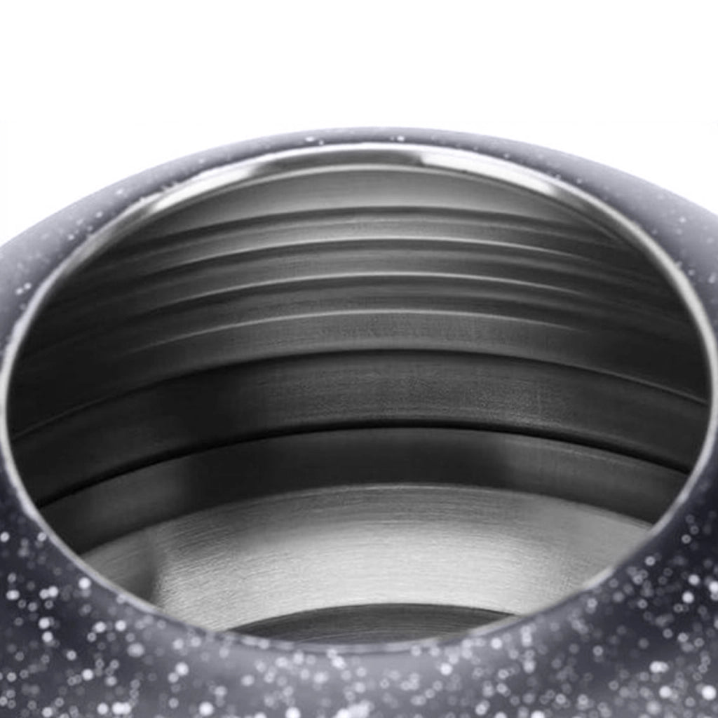 Bollitore a fischio 3L compatibile con induzione con design marmorizzato Grigio Cheffinger