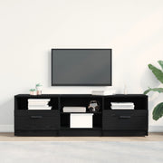 Mobile TV  Nero Rovere 150x33,5x45 cm Legno ingegnerizzato