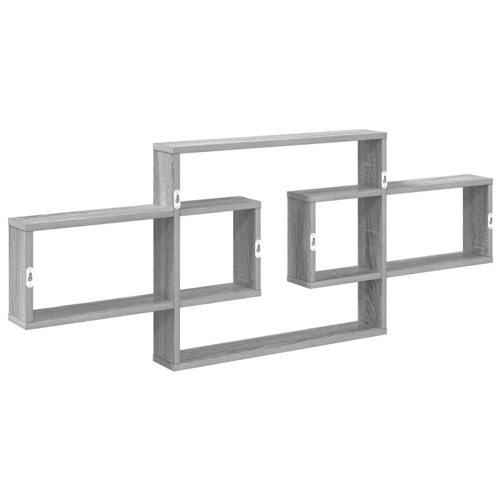 Scaffale da parete Sonoma grigio 130 x 10 x 50 cm 8012457