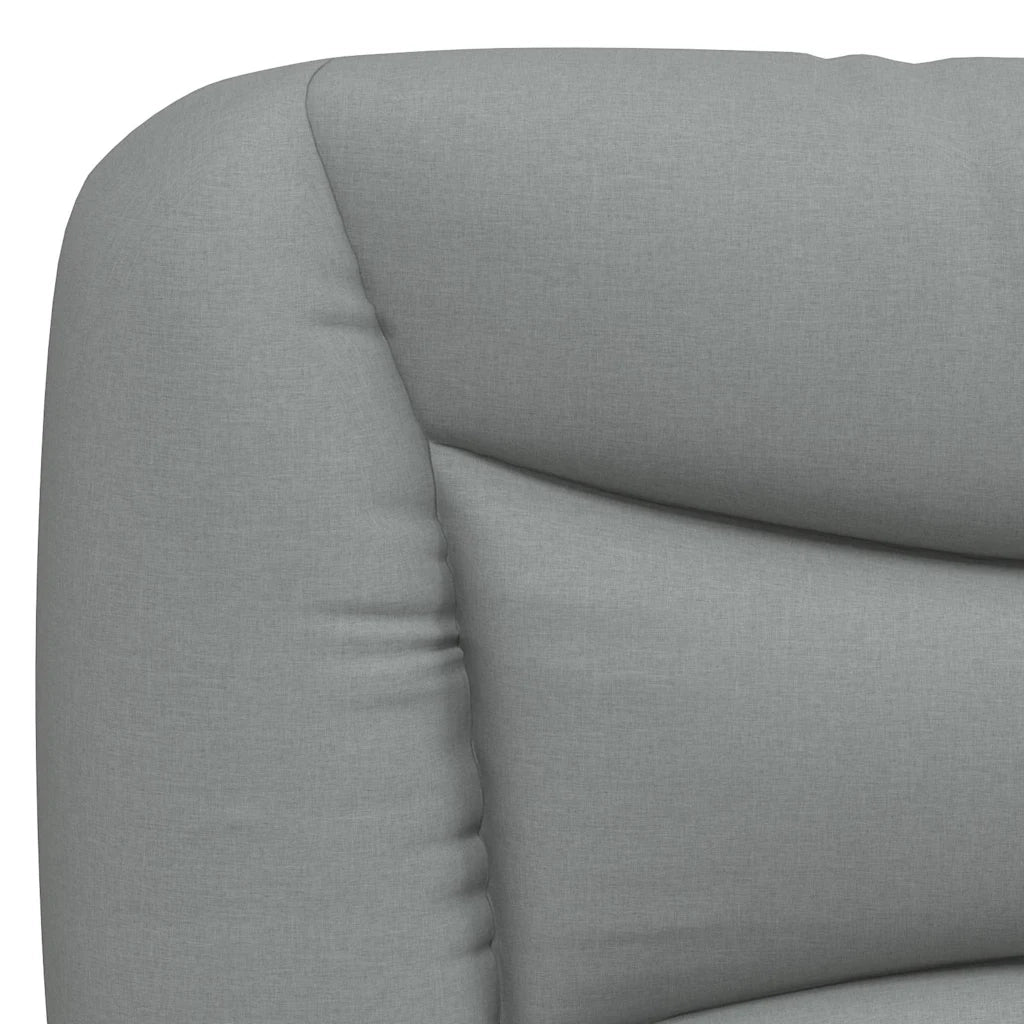 Giroletto senza Materasso Hvar Grigio Chiaro 140x200 cm Tessuto 3207772