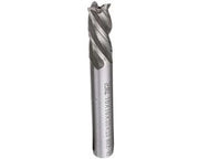 Bit di frese HSS-AL 4 Fluit per CNC - Boretti per diametri 3/4/5/6/8/10/12 mm - Lunghezza totale 52/55/57/63/72/83 mm