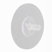 Trade Shop - Ricambio Per Ventosa Satinata Trasparente Da Parete 6.5cm Forte Aspirazione 59538 -