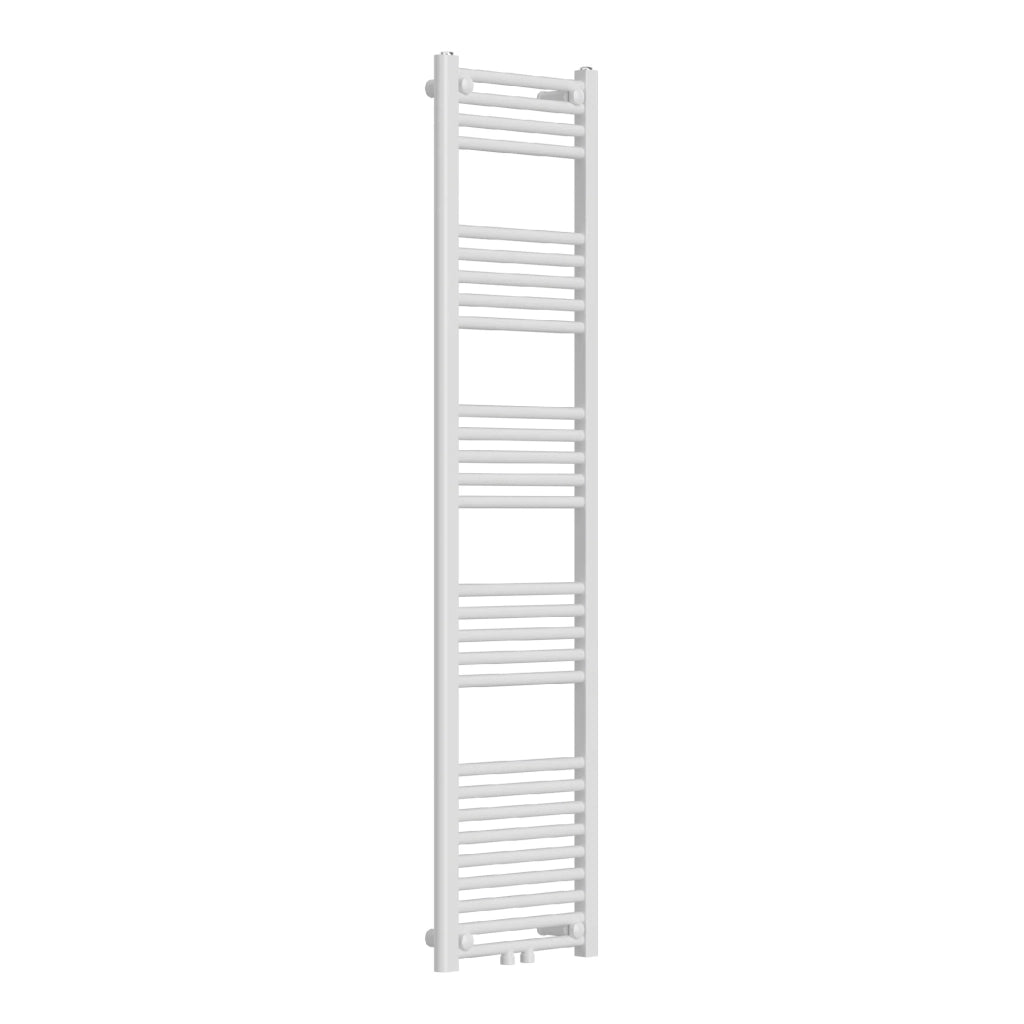 Radiatore scaldasalviette da bagno acciaio 160 x 40 cm bianco 03_0010425