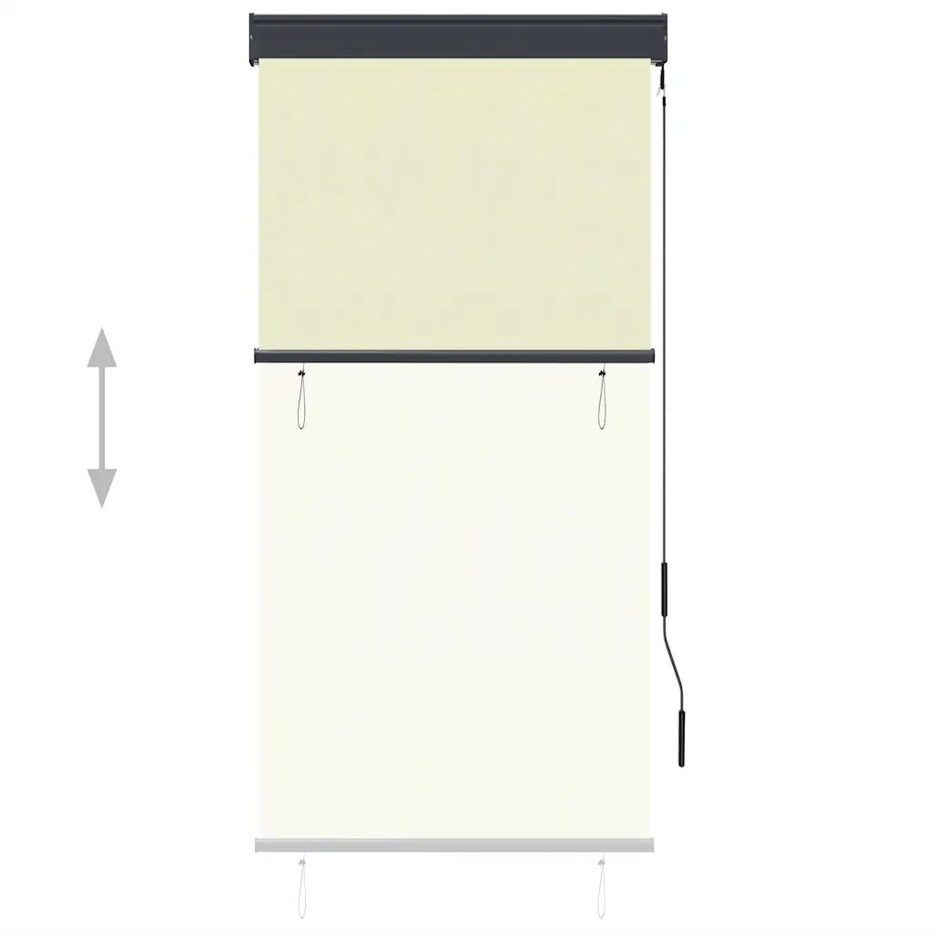 Tenda a rullo | Tenda avvolgibile per Esterni 80x250 cm Crema