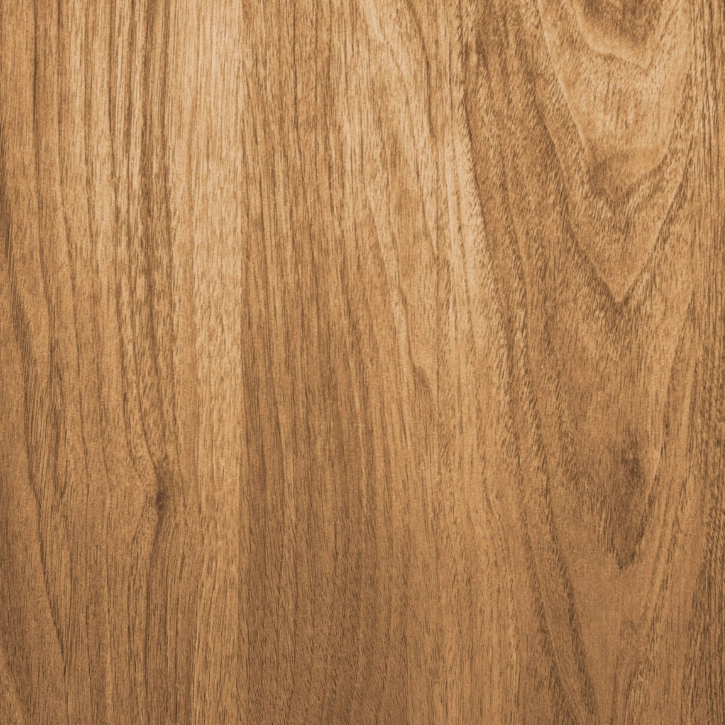 Set di 2 comodini effetto legno, 2 cassetti, legno di nocciolo