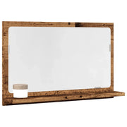 Mobile da Bagno con Specchio Legno Antico 60x11x37cm Truciolato