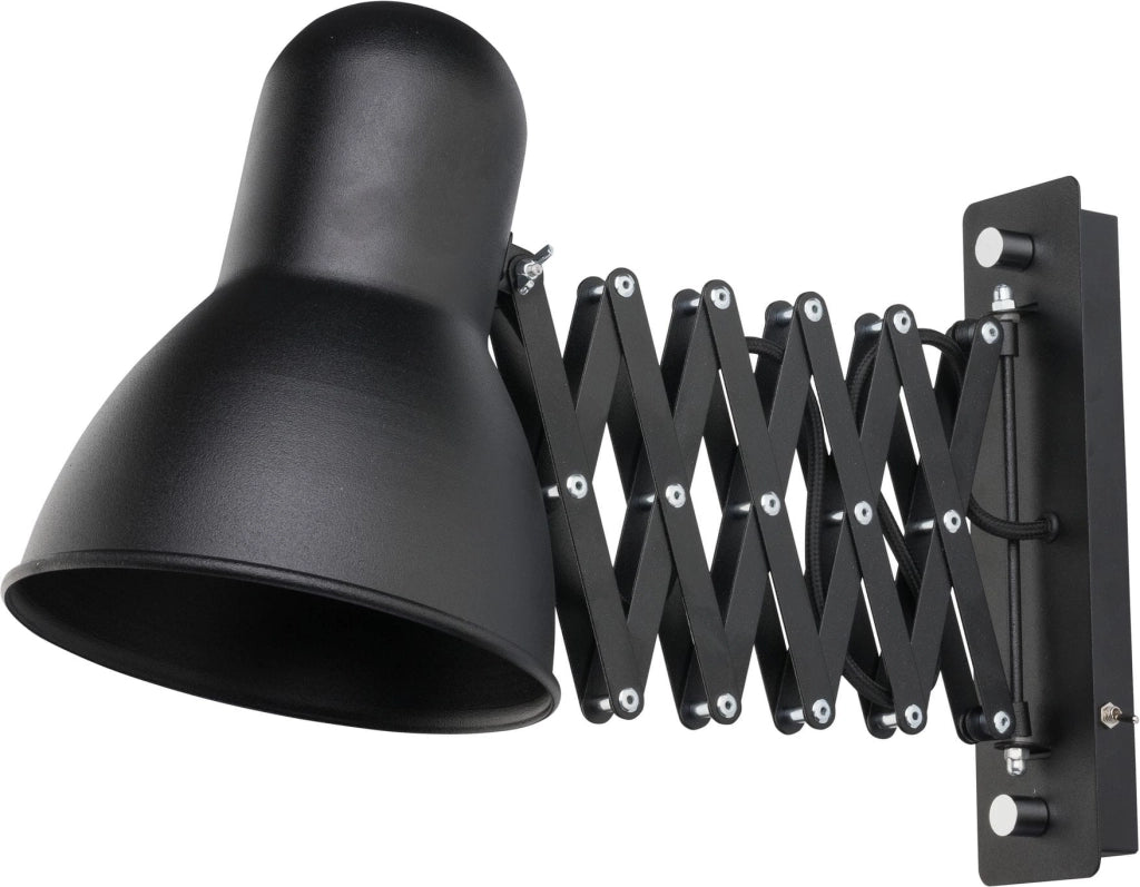 Applique Nowodvorski Harmony nero E27 1 luce metallo 9890