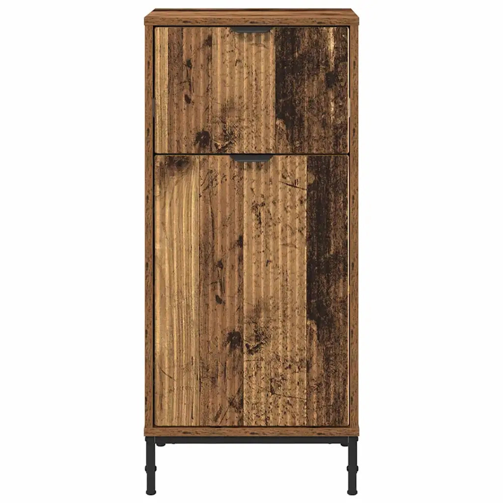 Mobile da Bagno con cassetto Legno vecchio 39,5 x 36 x 88 cm 883402