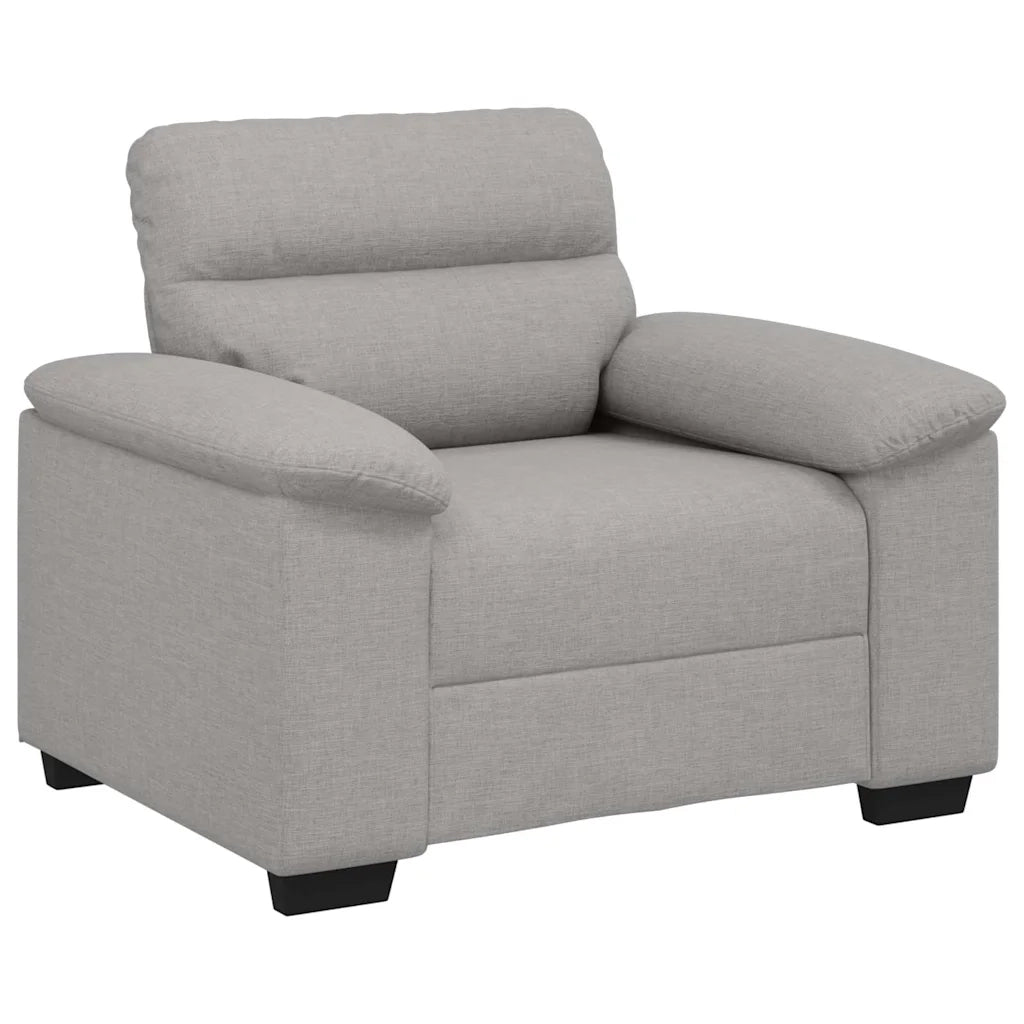Divano Sedia-Poltrona-Sofa Relax Grigio Nuvola 55 cm in Tessuto 475554